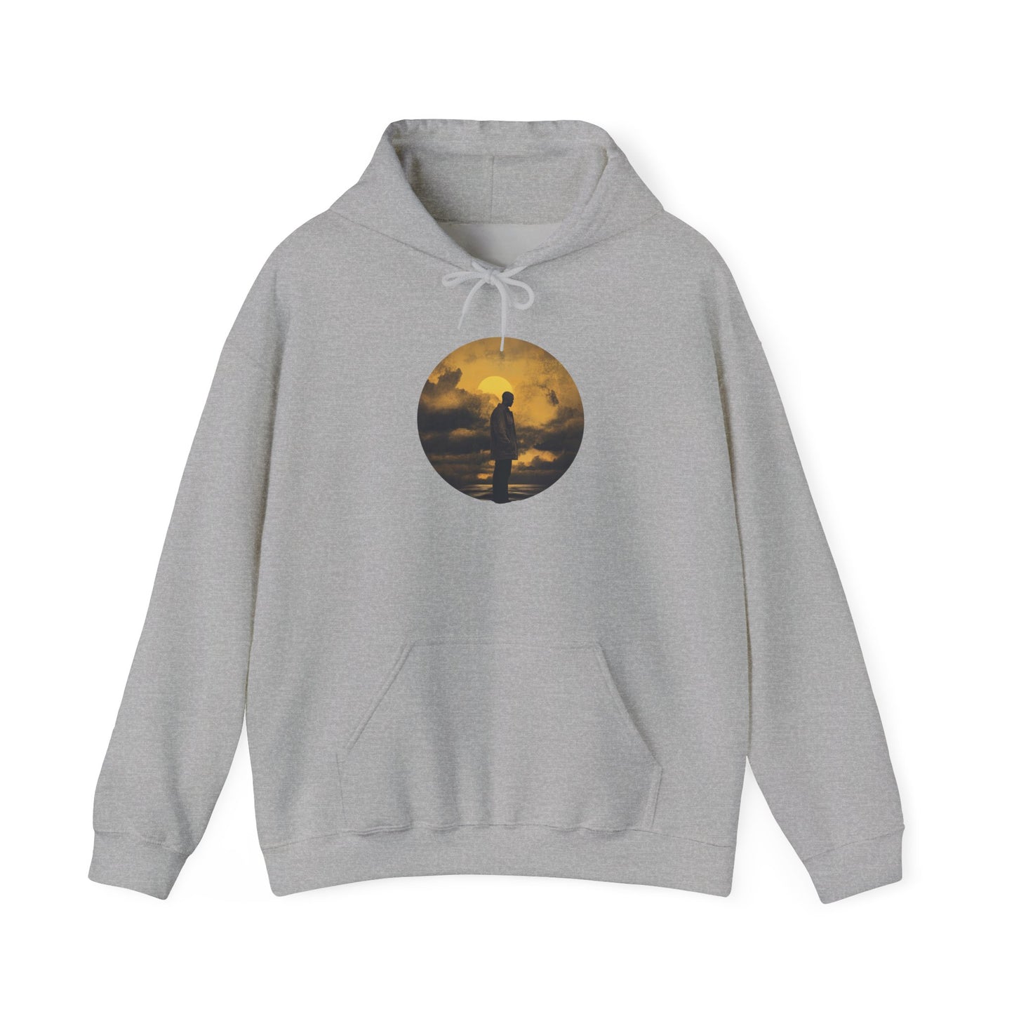 Cold World Warm Soul Elegant Script Hoodie