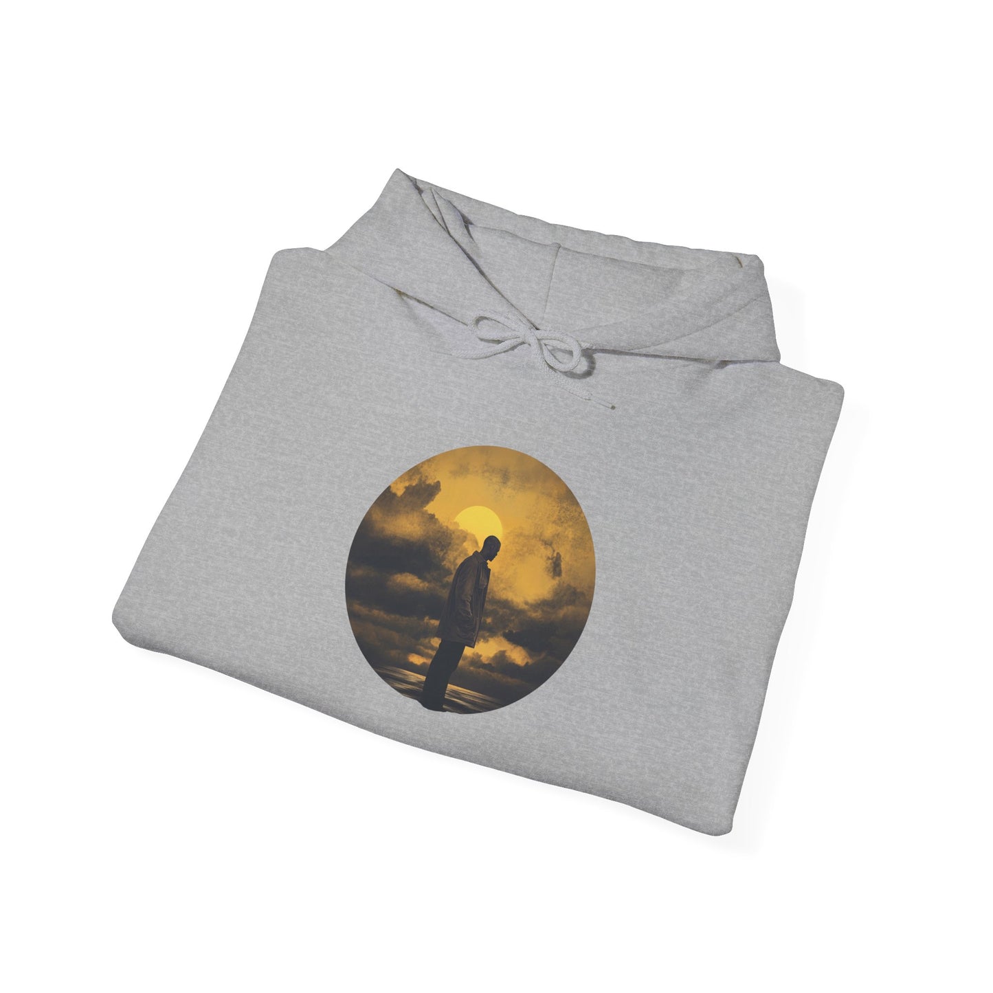 Cold World Warm Soul Elegant Script Hoodie
